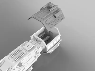 Imperial Siege Tank 3D print model
