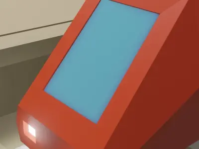 LowPoly SubwayStation Ue4 GameDev Unity Low-poly 3D model