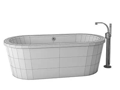 Noken Baths MINIMAL OVAL 100096269 Shower Flaminia one 307 3D model