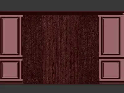 Curtain Set 46 3D model