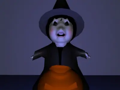 witch halloween 3D model