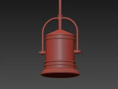 Hinkley Pullman Wide Oil-Rubbed Bronze Mini Pendant 3D model