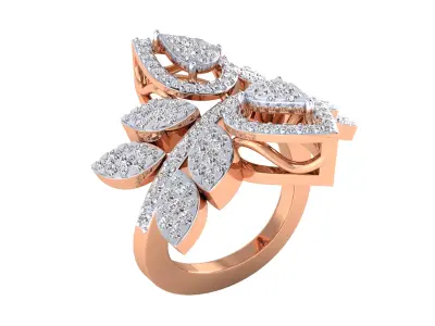  Women Ring Render 3dm STL MTL SLC JCD OBJ FBX Details 3D print model 30