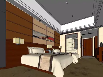 vacation spot-Resort-Fashion Leisure Hotel-0273 3D model