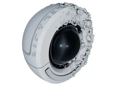 Sci-fi Hardsphere Low-poly 3D model