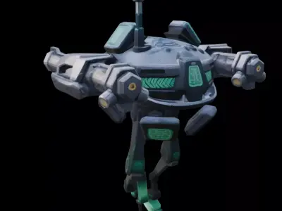 MD Mech from Mech Arena game 3D model