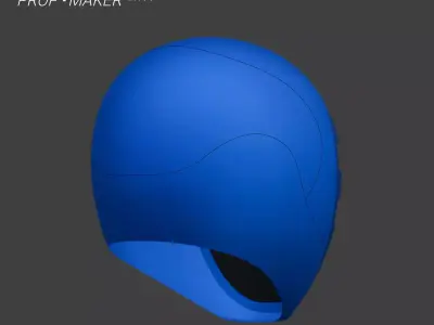 DIY Beyblade X Blader X Kamen X Helmet EVA Foam Template 3D model