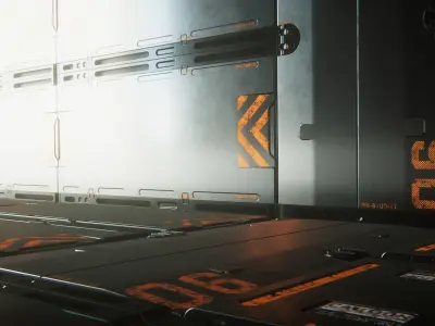 Sci-Fi Panels Kit-Bash Set  3D model