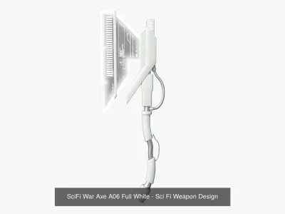 10 SciFi Weaponry F Collection - Sci Fi Weapon Design 3D Model Pack