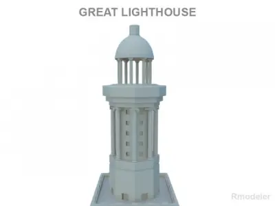 Great Light House of Alexandria 3D model