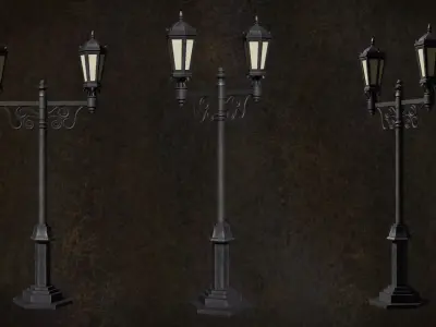 Lamp Street Series LumixLu N3 3D model