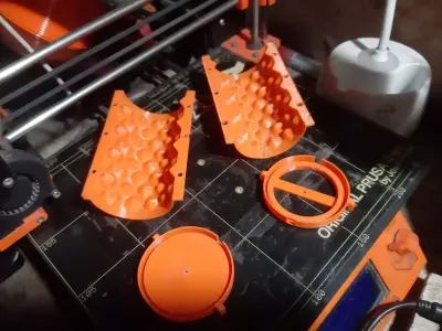 Beeswax Candle Mold 220mm 3D print model