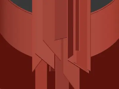 Corbett Lighting 207 46 6 Light Modernist 3D model