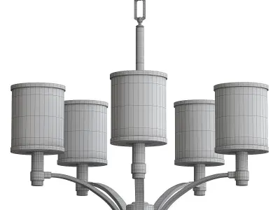 PROSPECT chandelier with four lamps 3D model