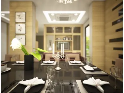 dinner 01 3D model