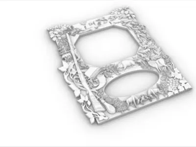 Door clock 3D print model