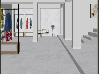 interior scene 3D model