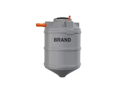 Plastic Water Storage Tank 3D model