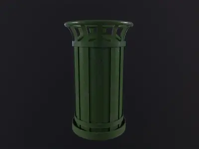 Street Trash 3D Model Low-poly 3D model