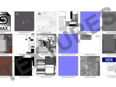 Bus Stop 01 3D model