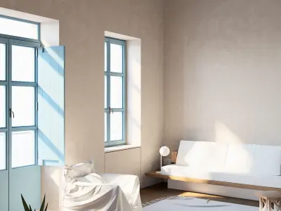 MILOS HOUSE - An Interior Scene  3D model