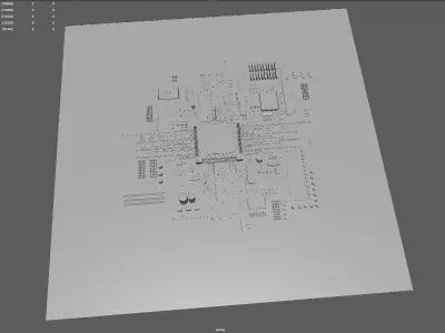 MICROPROCESSOR 3D model