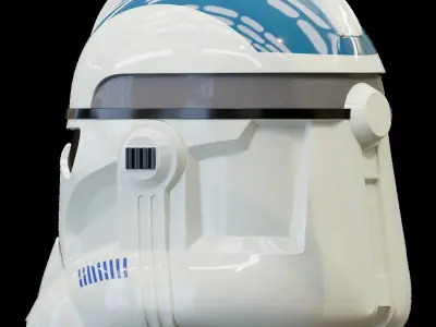 highly accurate Clone Trooper Phase 2 live action helmet 3D print model