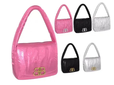 Balenciaga Monaco Small Sling Bag 3D Model Pack