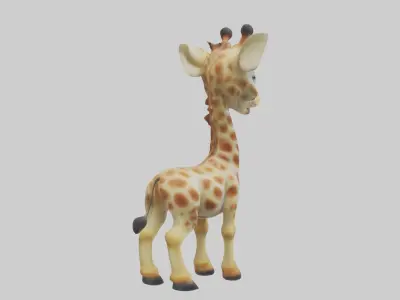Babygiraffe Model 1 Low-poly 3D model
