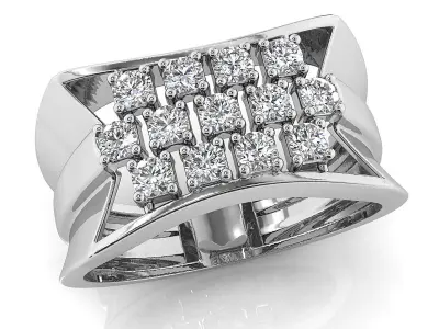 Small fancy mans ring 3D print model purchase