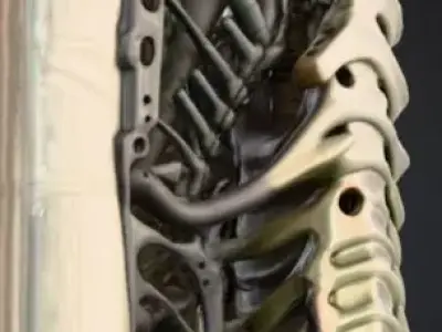 Modular Alien Tech Component beam 3D model