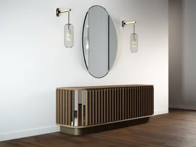 Gondole Low Cupboard 3D model