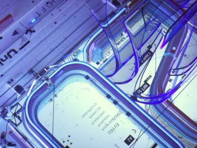 Broadcast Design - C4D Octane Scene File  3D model