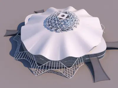 0096 - Organic Building 3D model