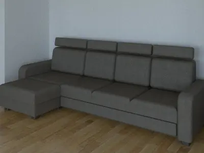 Corner sofa 3D model
