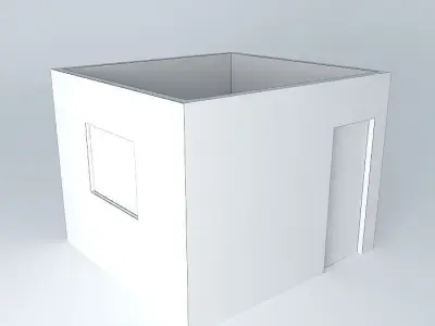 house with window Free 3D model