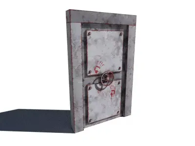 metal security door 3D model