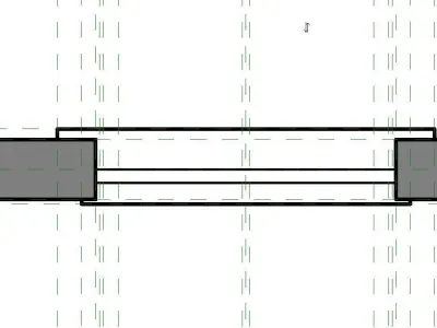 Double-Hung Window Revit 3D print model