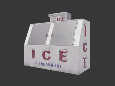 Ice Merchandiser Low-poly 3D model