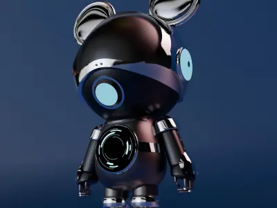 Robot model Low-poly 3D model purchase