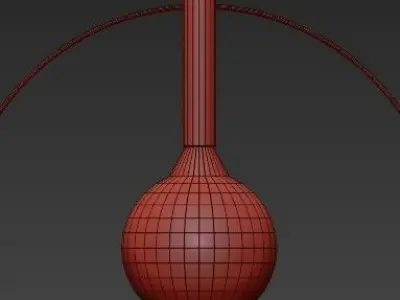 Halo pendant chandelier 3D model
