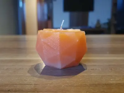 CANDLE - LOW POLY MOLD 3D print model