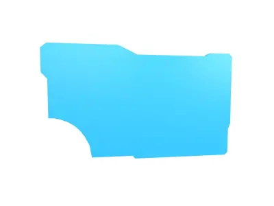 UHD High tech Graphical Interface v9 003 Low-poly 3D model