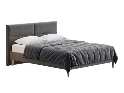 Double bed Elyna 3D model