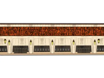 Ralph McQuarries Bazaar  - Set 2 - Shops 1-12 scale 3D print model