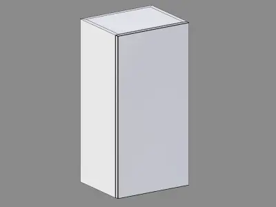 Kitchen Upper Cabinet 40 cm Low-poly 3D model