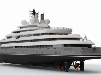 Brunhilda Yacht 3D model