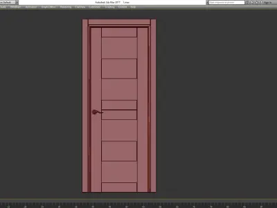 Bianco Noble Belldinni Modern Interior Door 3d model Low-poly 3D model