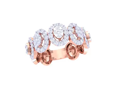 Women Ring  Render 3dm STL OBJ FBX Details 3D print model 151