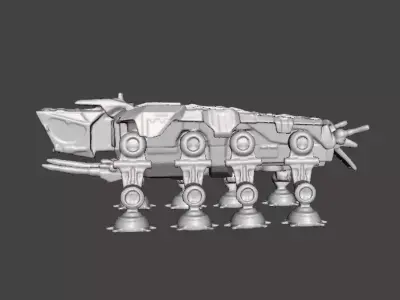 AT-OT STAR WARS TRANSPORT FIGURE MODEL 3D PRINTABLE GAMES 3D print model